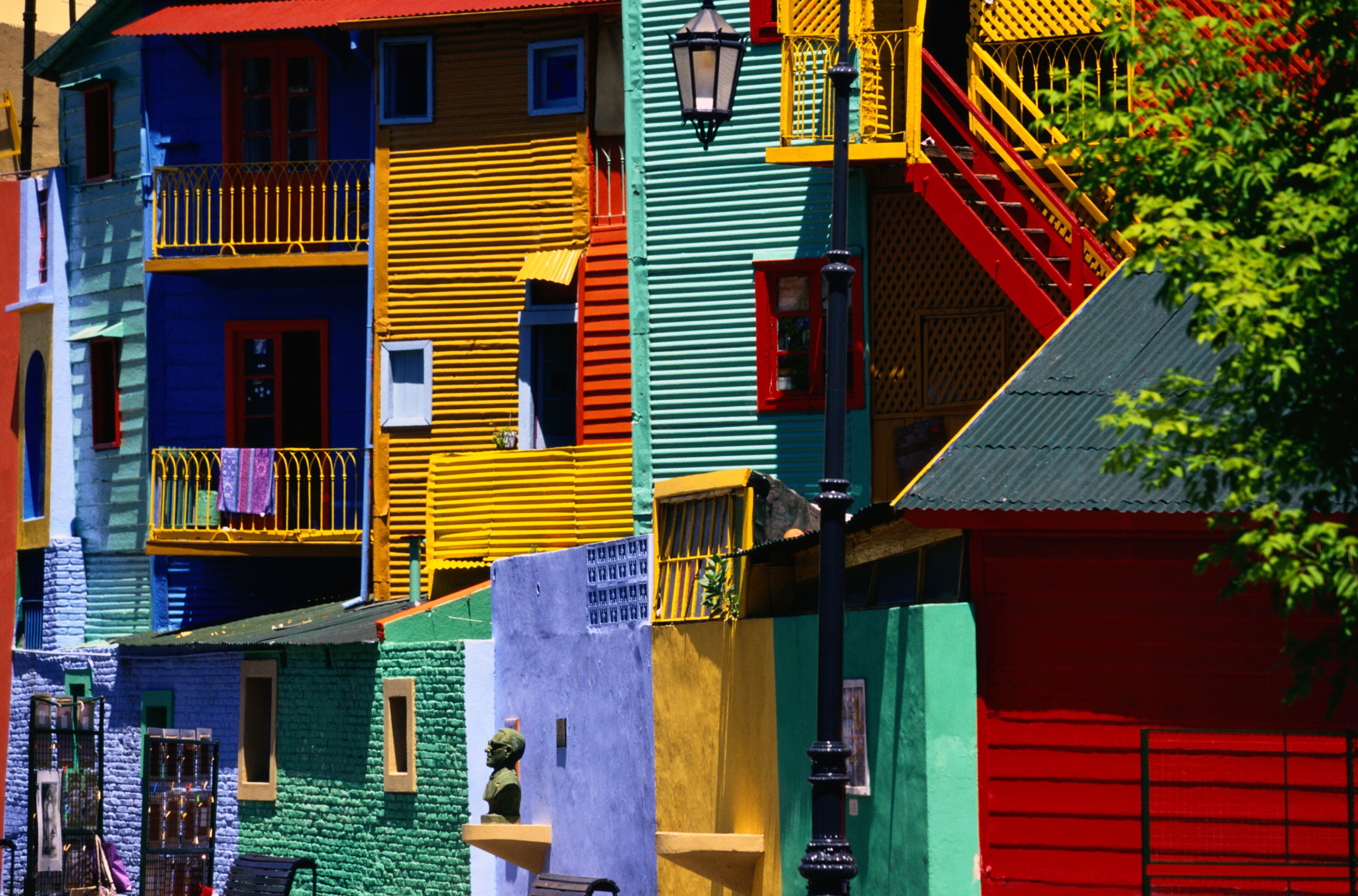 The colorful façades of Caminito in La Boca